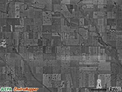 Cut Bank township, North Dakota satellite photo by USGS