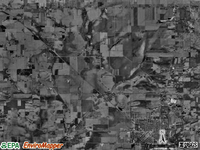 Chemung township, Illinois satellite photo by USGS