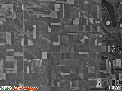 Elmdale township, North Dakota satellite photo by USGS