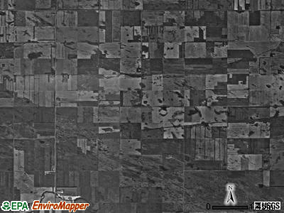 Stone Creek township, North Dakota satellite photo by USGS