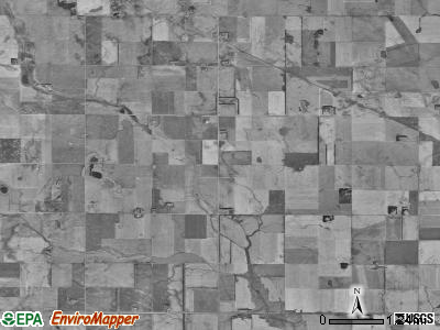 Easby township, North Dakota satellite photo by USGS