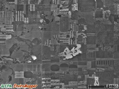 Blue Ridge township, North Dakota satellite photo by USGS