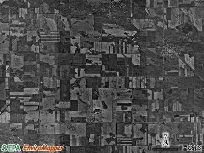Ostby township, North Dakota satellite photo by USGS