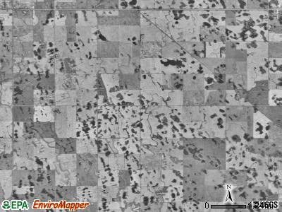 Banner township, North Dakota satellite photo by USGS
