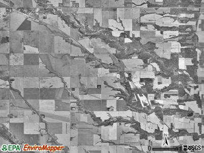 Montrose township, North Dakota satellite photo by USGS