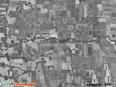 Gardar township, North Dakota satellite photo by USGS