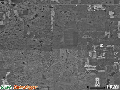 Sidonia township, North Dakota satellite photo by USGS