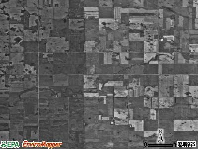 Grilley township, North Dakota satellite photo by USGS