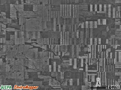 Bonetraill township, North Dakota satellite photo by USGS