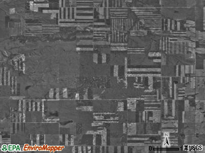 Strandahl township, North Dakota satellite photo by USGS