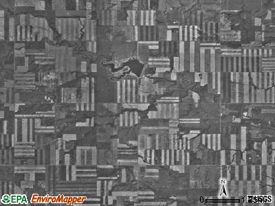 Blacktail township, North Dakota satellite photo by USGS