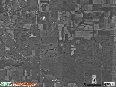 Sorkness township, North Dakota satellite photo by USGS