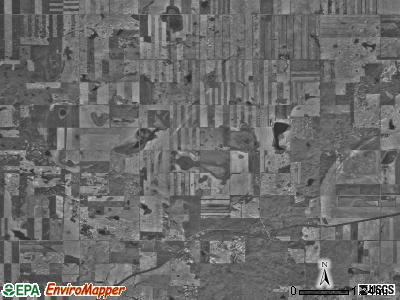 Golden Valley township, North Dakota satellite photo by USGS