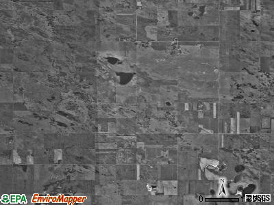 Gilmore township, North Dakota satellite photo by USGS