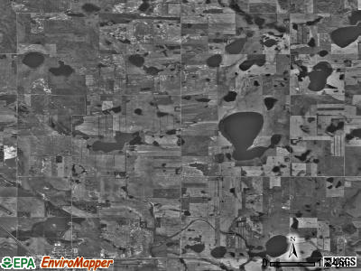 Torgerson township, North Dakota satellite photo by USGS