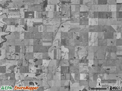 Coolin township, North Dakota satellite photo by USGS