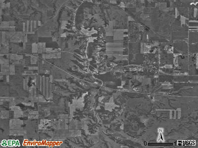 Myrtle township, North Dakota satellite photo by USGS