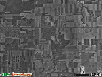 Marshall township, North Dakota satellite photo by USGS