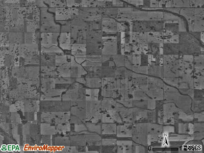 McKinley township, North Dakota satellite photo by USGS