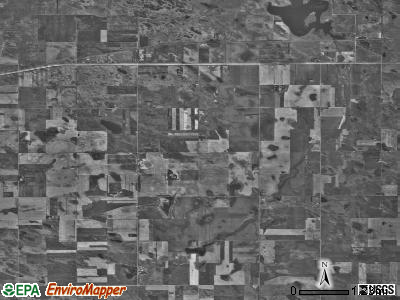 Berwick township, North Dakota satellite photo by USGS