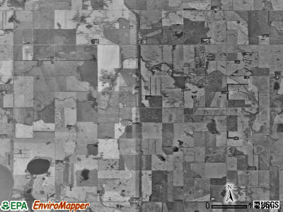 Webster township, North Dakota satellite photo by USGS
