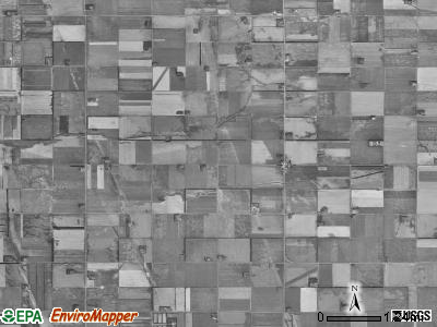Prairie Centre township, North Dakota satellite photo by USGS