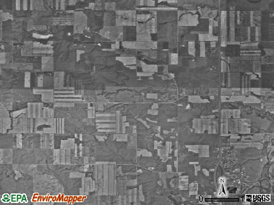 Missouri Ridge township, North Dakota satellite photo by USGS