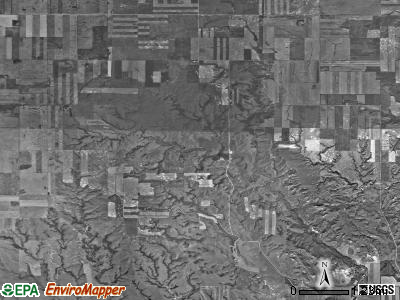 View township, North Dakota satellite photo by USGS