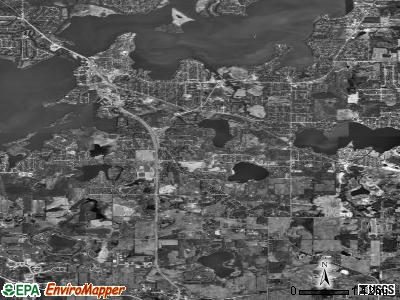 Grant township, Illinois satellite photo by USGS