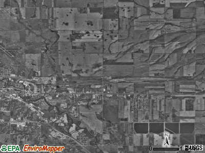 Nedrose township, North Dakota satellite photo by USGS