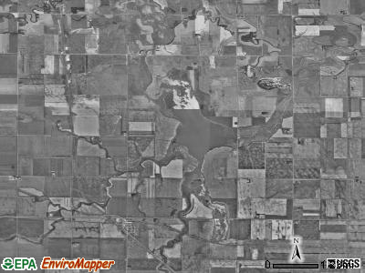 Ardoch township, North Dakota satellite photo by USGS
