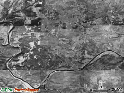 Buford township, Arkansas satellite photo by USGS