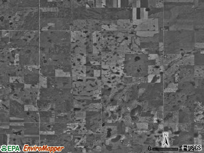 Rolling Green township, North Dakota satellite photo by USGS