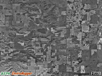 Sikes township, North Dakota satellite photo by USGS