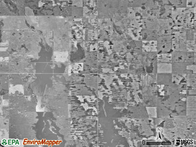 Enterprise township, North Dakota satellite photo by USGS