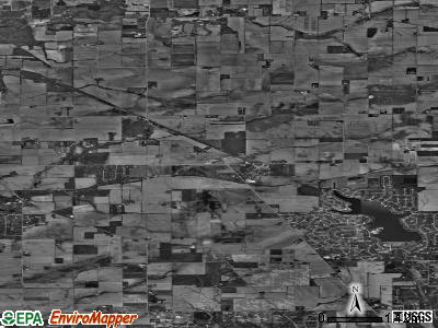 Caledonia township, Illinois satellite photo by USGS