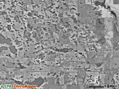Lakota township, North Dakota satellite photo by USGS