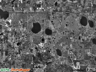Avon township, Illinois satellite photo by USGS