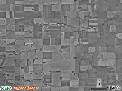 Gilby township, North Dakota satellite photo by USGS