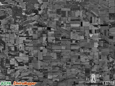 Burritt township, Illinois satellite photo by USGS