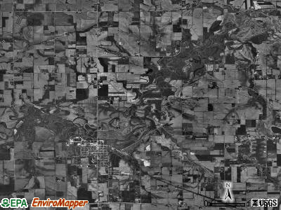 Pecatonica township, Illinois satellite photo by USGS