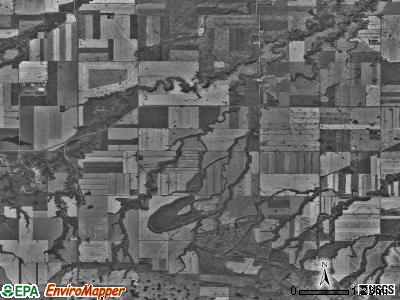 Brillian township, North Dakota satellite photo by USGS