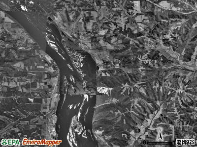 Rice township, Illinois satellite photo by USGS