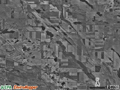 Balfour township, North Dakota satellite photo by USGS