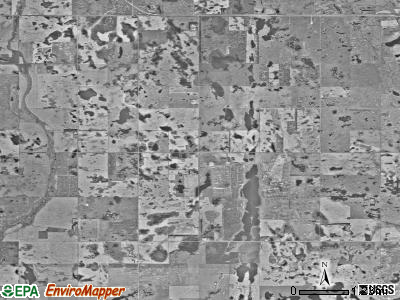 Williams township, North Dakota satellite photo by USGS