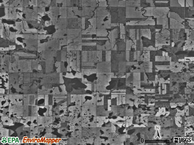 Iota Flat township, North Dakota satellite photo by USGS