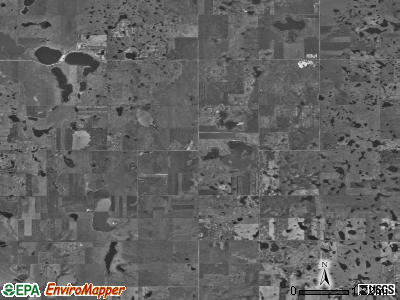 Spring Lake township, North Dakota satellite photo by USGS