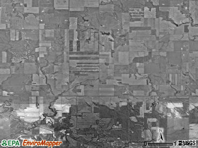 Charbon township, North Dakota satellite photo by USGS