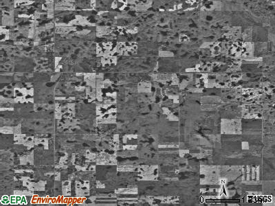Andrews township, North Dakota satellite photo by USGS
