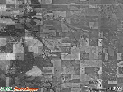 Alex township, North Dakota satellite photo by USGS